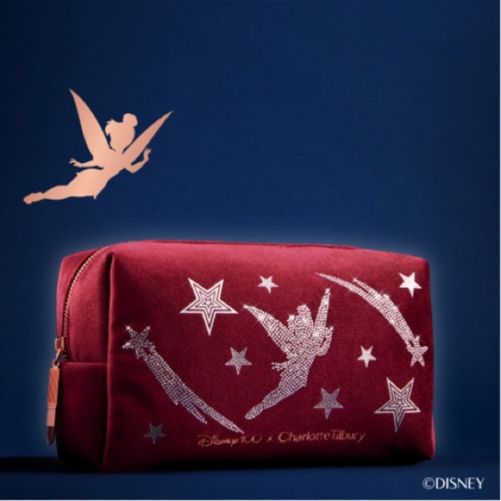 Disney100 X Charlotte Tilbury night crimson makeup bag